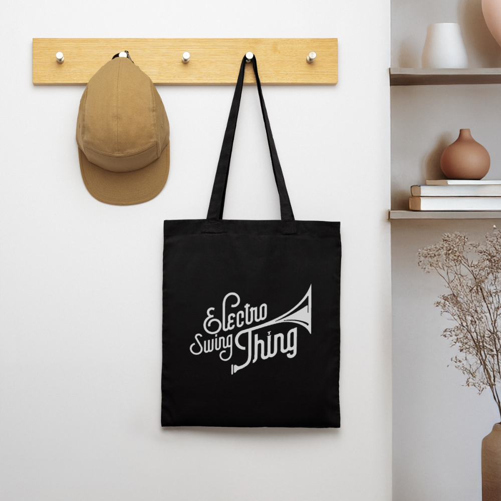 Electro Swing Thing – Tote Bag (Weißer Frontprint) - black