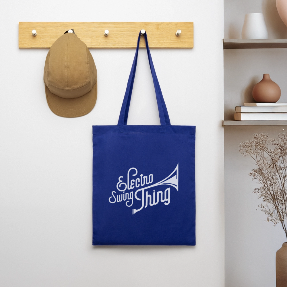 Electro Swing Thing – Tote Bag (Weißer Frontprint) - royal blue