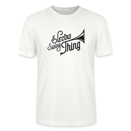Electro Swing Thing – Unisex Bio T-Shirt (Großer Frontprint & Kleiner Backprint) - white