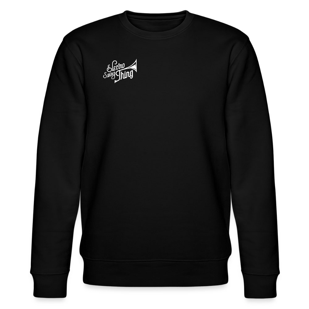 Electro Swing Thing – Bio Sweatshirt (Unisex, Front & Kleiner Back Print) - black
