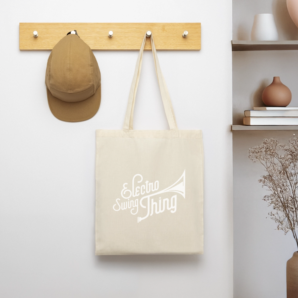 Electro Swing Thing – Tote Bag (Weißer Frontprint) - nature