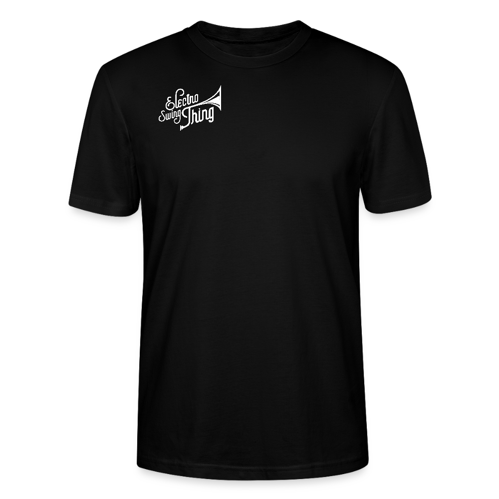 Electro Swing Thing – Bio T-Shirt (Unisex, Front & Kleiner Back Print) - black