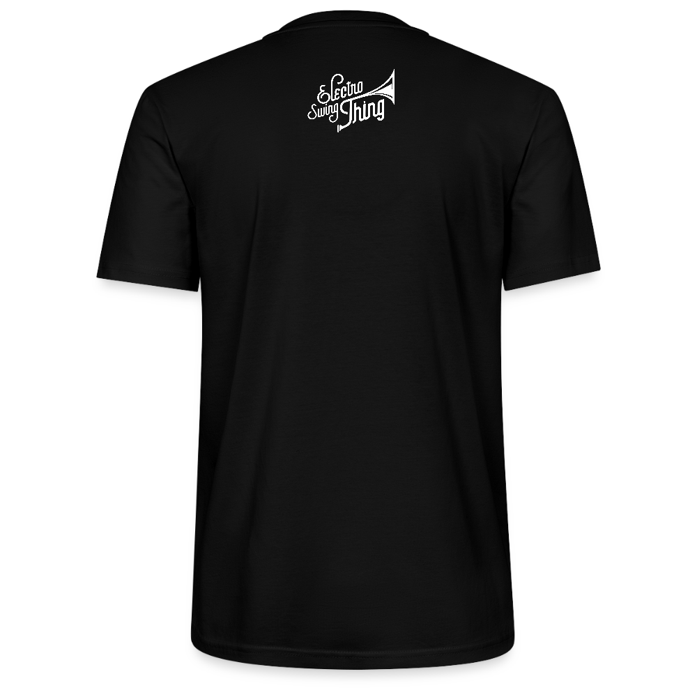 Electro Swing Thing – Bio T-Shirt (Unisex, Front & Kleiner Back Print) - black