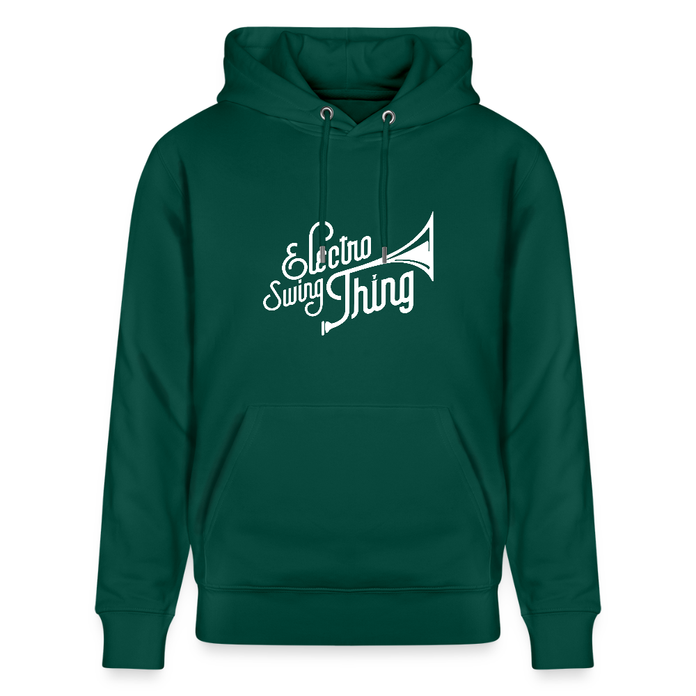 Electro Swing Thing – Bio Hoodie (Unisex, Großer Frontprint) - forest