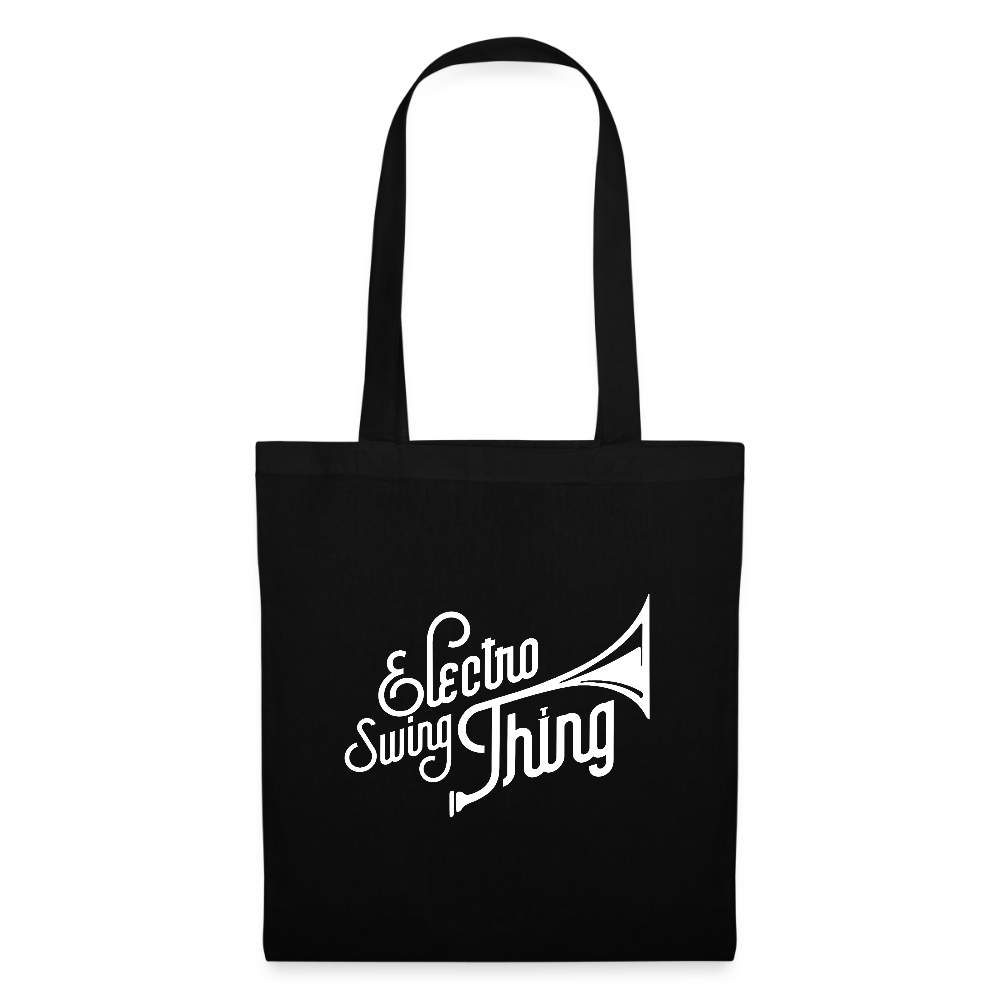 Electro Swing Thing – Tote Bag (Weißer Frontprint) - black