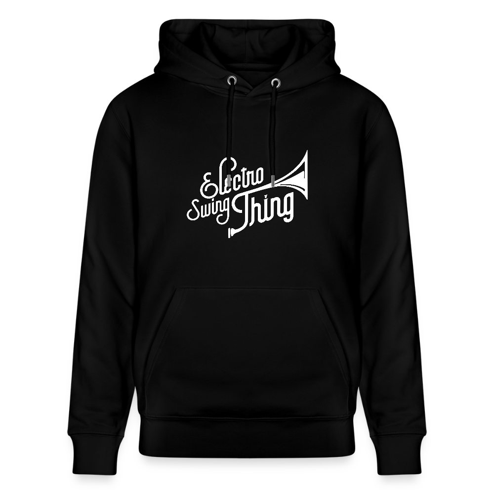 Electro Swing Thing – Bio Hoodie (Unisex, Großer Frontprint) - black