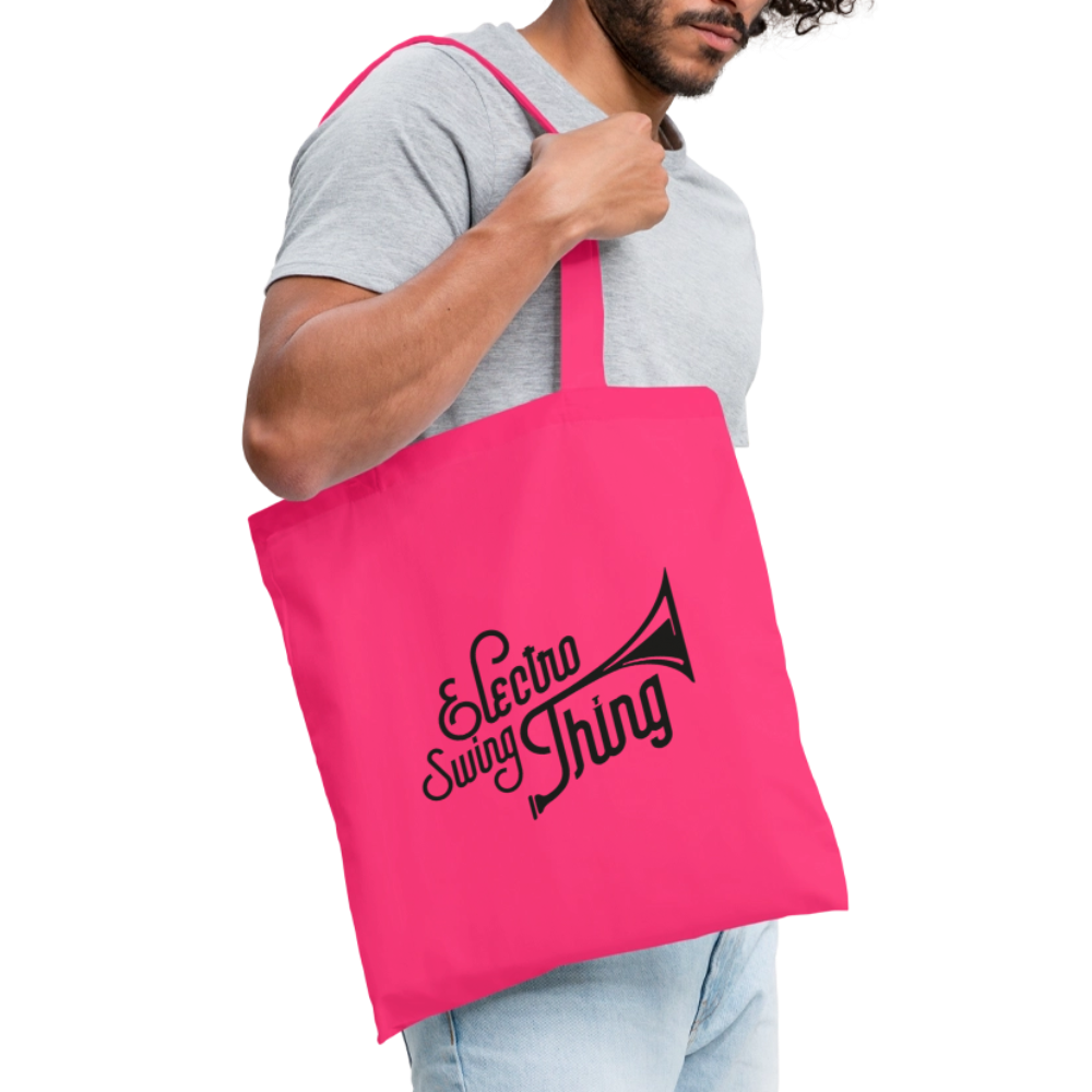 Electro Swing Thing – Tote Bag (Schwarzer Frontprint) - azalea